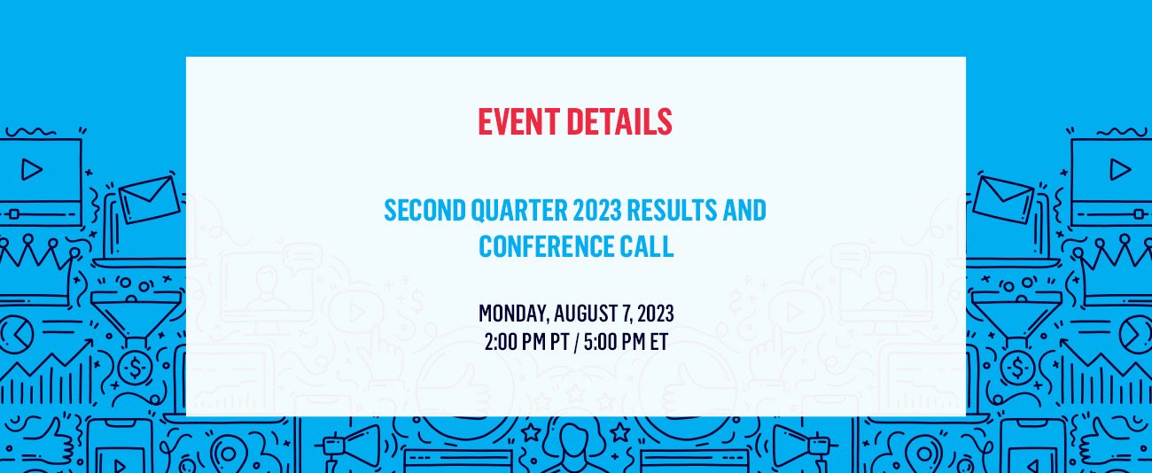 Press Release Inner - Featured Image - Second quarter 2023 financial results Press Release Inner - Featured Image - Second quarter 2023 financial results