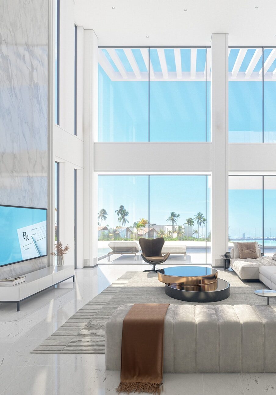 Image of a Connected TV showing a pharma advertisement Image of a Connected TV showing a pharma advertisement