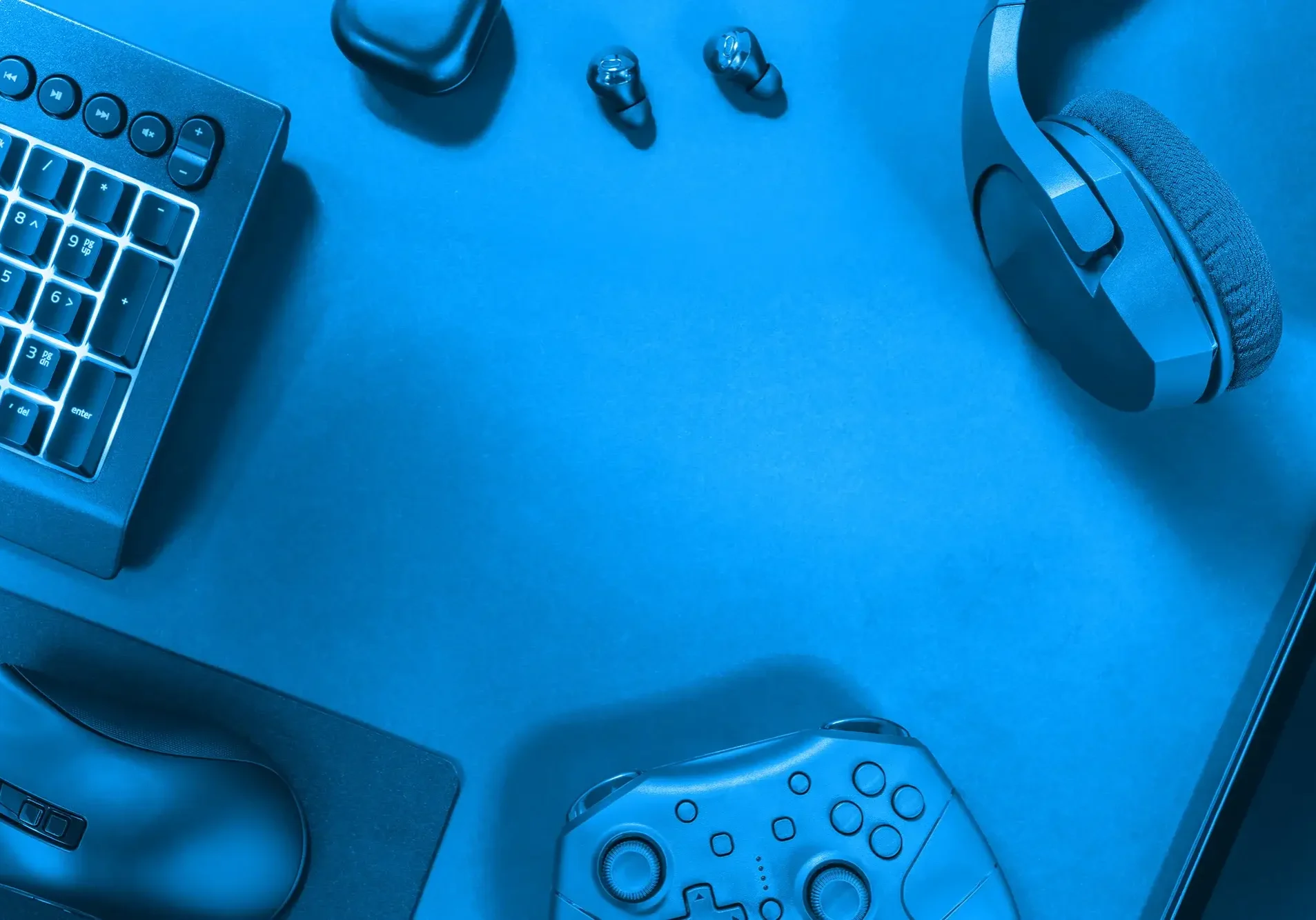 image of gaming peripherals